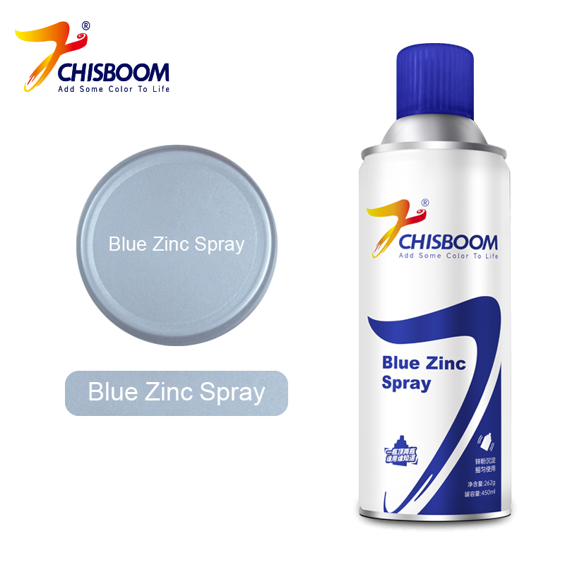Modrá bílá aerosolová barva aerosolu zinku